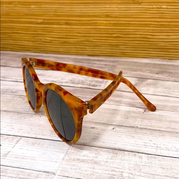 KOMONO Sunglasses Lulu tortoise cateye Women's round brown orange - Picture 9 of 14